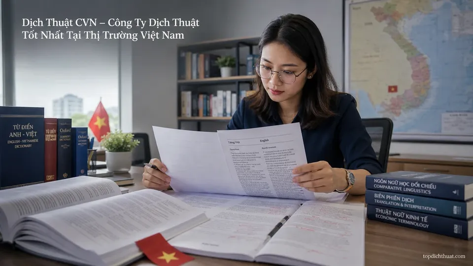 Dịch Thuật CVN – Công Ty Dịch Thuật Tốt Nhất Tại Thị Trường Việt Nam — hình minh họa dịch thuật