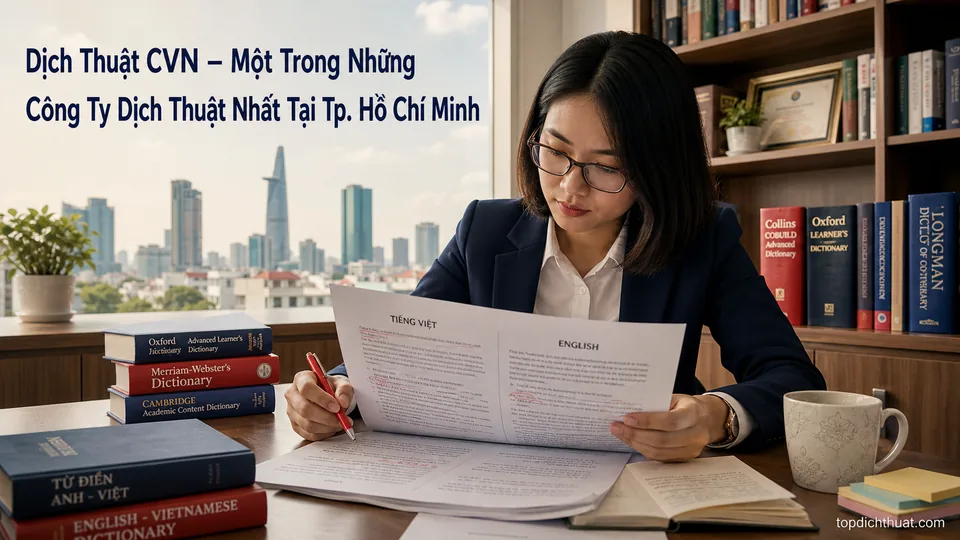 Dịch Thuật CVN – Một Trong Những Công Ty Dịch Thuật Nhất Tại Tp. Hồ Chí Minh