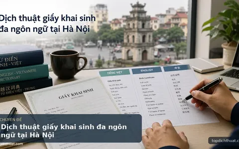 Dịch thuật giấy khai sinh đa ngôn ngữ tại Hà Nội