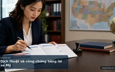 Dịch thuật và công chứng bằng lái xe Mỹ