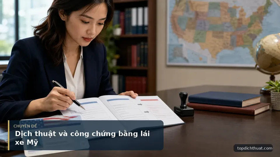 Dịch thuật và công chứng bằng lái xe Mỹ