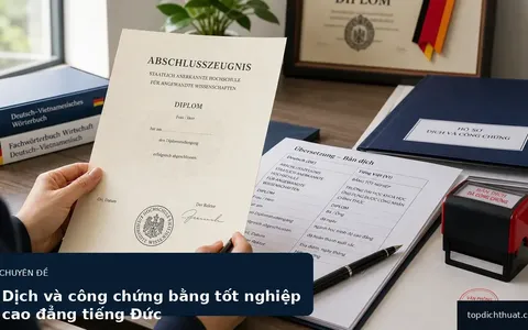 Dịch và công chứng bằng tốt nghiệp cao đẳng tiếng Đức