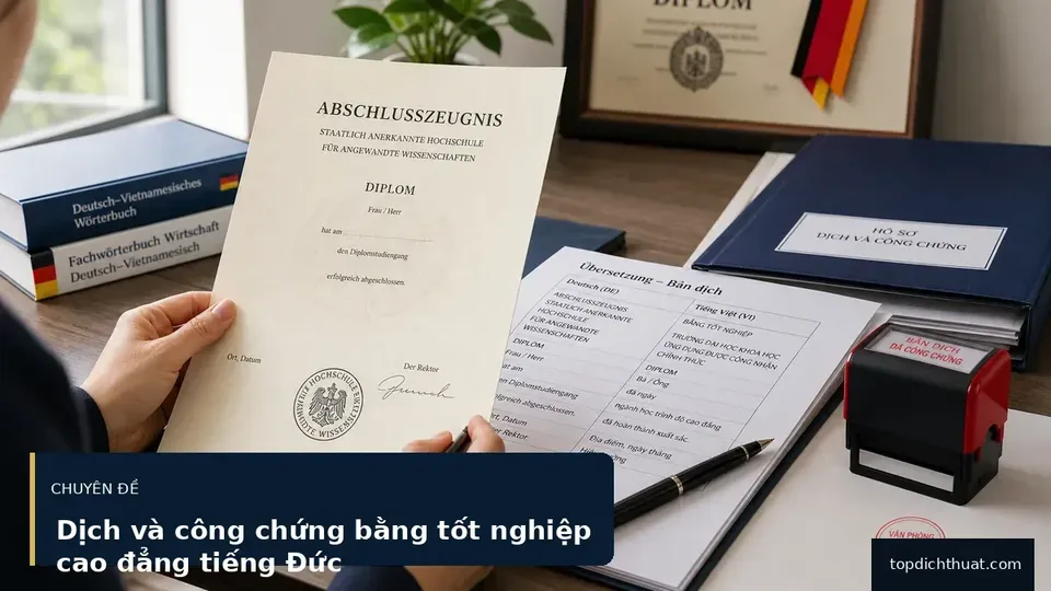 Dịch và công chứng bằng tốt nghiệp cao đẳng tiếng Đức