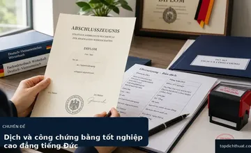 Dịch và công chứng bằng tốt nghiệp cao đẳng tiếng Đức