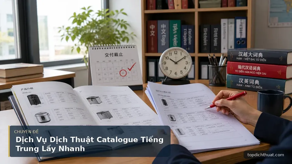Dịch Vụ Dịch Thuật Catalogue Tiếng Trung Lấy Nhanh