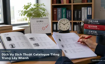 Dịch Vụ Dịch Thuật Catalogue Tiếng Trung Lấy Nhanh
