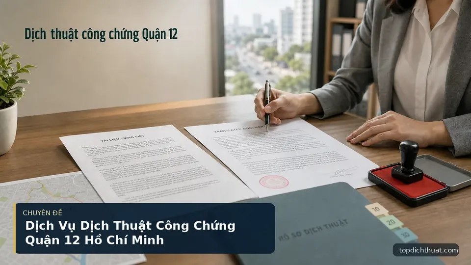 Dịch Vụ Dịch Thuật Công Chứng Quận 12 Hồ Chí Minh