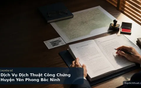 Dịch Vụ Dịch Thuật Công Chứng Huyện Yên Phong Bắc Ninh