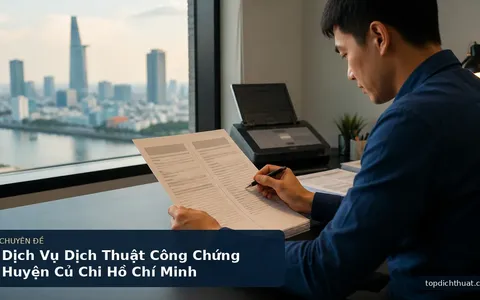 Dịch Vụ Dịch Thuật Công Chứng Huyện Củ Chi Hồ Chí Minh