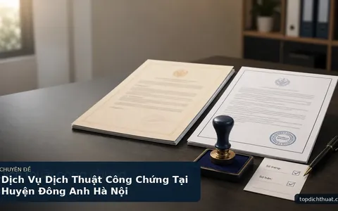 Dịch Vụ Dịch Thuật Công Chứng Tại Huyện Đông Anh Hà Nội