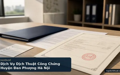 Dịch Vụ Dịch Thuật Công Chứng Huyện Đan Phượng Hà Nội