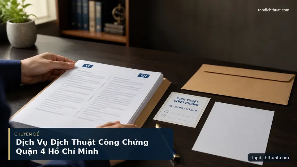 Dịch Vụ Dịch Thuật Công Chứng Quận 4 Hồ Chí Minh