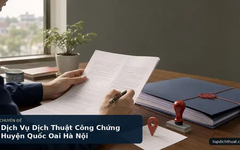 Dịch Vụ Dịch Thuật Công Chứng Huyện Quốc Oai Hà Nội
