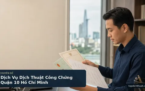Dịch Vụ Dịch Thuật Công Chứng Quận 10 Hồ Chí Minh