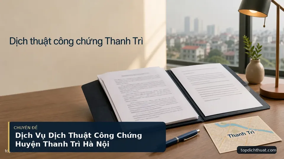 Dịch Vụ Dịch Thuật Công Chứng Huyện Thanh Trì Hà Nội