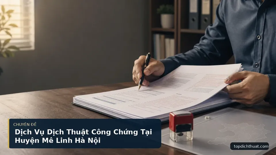 Dịch Vụ Dịch Thuật Công Chứng Tại Huyện Mê Linh Hà Nội