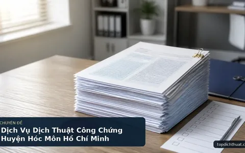 Dịch Vụ Dịch Thuật Công Chứng Huyện Hóc Môn Hồ Chí Minh