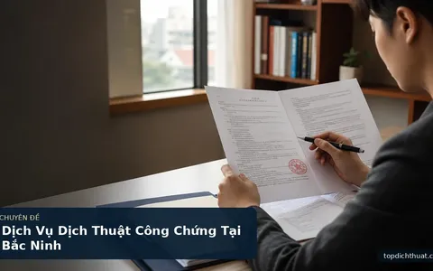 Dịch Vụ Dịch Thuật Công Chứng Tại Bắc Ninh