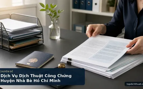 Dịch Vụ Dịch Thuật Công Chứng Huyện Nhà Bè Hồ Chí Minh