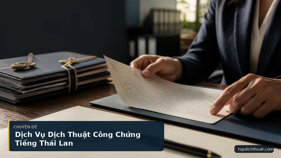 Dịch Vụ Dịch Thuật Công Chứng Tiếng Thái Lan