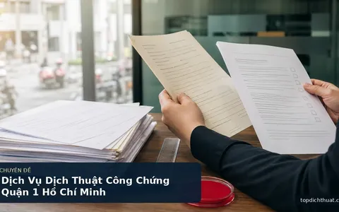 Dịch Vụ Dịch Thuật Công Chứng Quận 1 Hồ Chí Minh