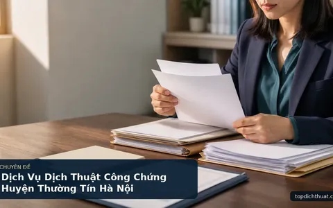 Dịch Vụ Dịch Thuật Công Chứng Huyện Thường Tín Hà Nội