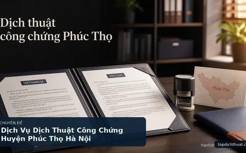 Dịch Vụ Dịch Thuật Công Chứng Huyện Phúc Thọ Hà Nội