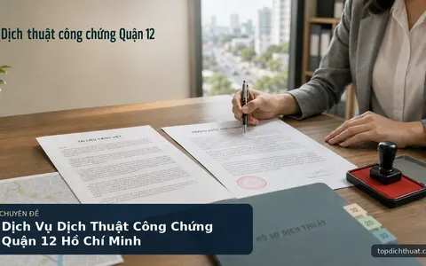 Dịch Vụ Dịch Thuật Công Chứng Quận 12 Hồ Chí Minh