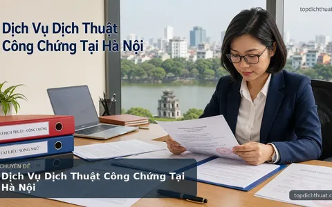 Dịch Vụ Dịch Thuật Công Chứng Tại Hà Nội