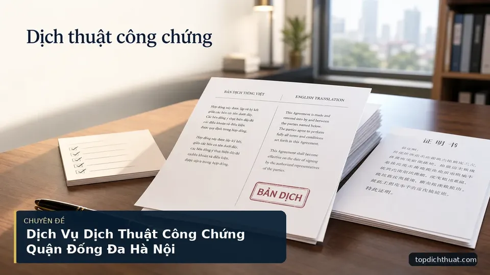 Dịch Vụ Dịch Thuật Công Chứng Quận Đống Đa Hà Nội