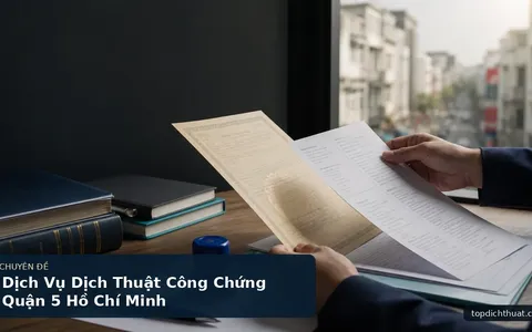 Dịch Vụ Dịch Thuật Công Chứng Quận 5 Hồ Chí Minh