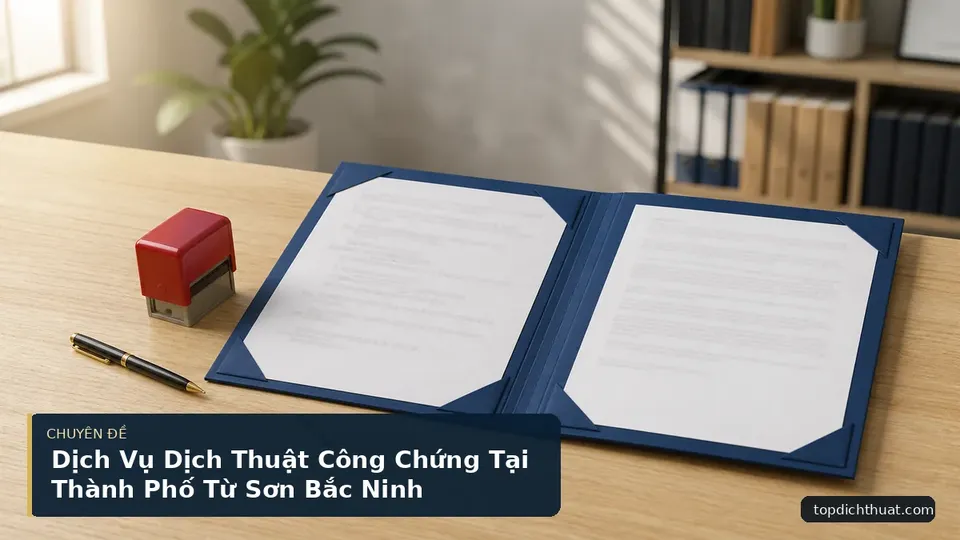 Dịch Vụ Dịch Thuật Công Chứng Tại Thành Phố Từ Sơn Bắc Ninh