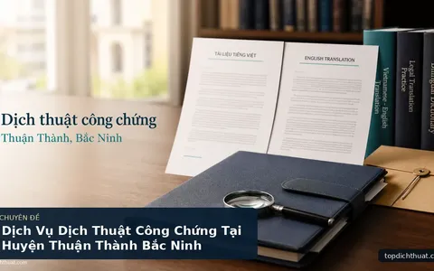 Dịch Vụ Dịch Thuật Công Chứng Tại Huyện Thuận Thành Bắc Ninh
