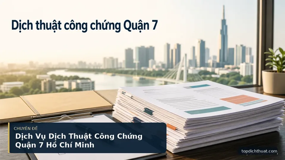 Dịch Vụ Dịch Thuật Công Chứng Quận 7 Hồ Chí Minh