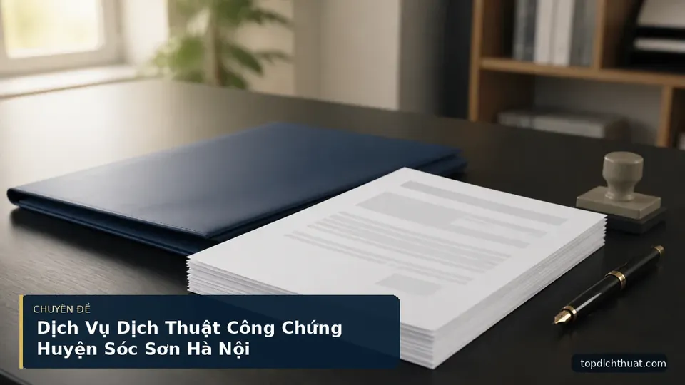 Dịch Vụ Dịch Thuật Công Chứng Huyện Sóc Sơn Hà Nội