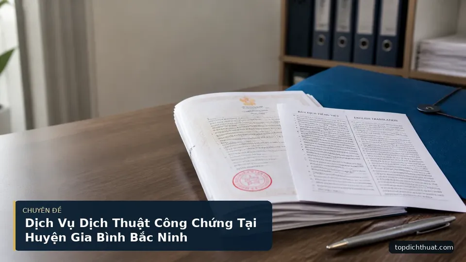 Dịch Vụ Dịch Thuật Công Chứng Tại Huyện Gia Bình Bắc Ninh