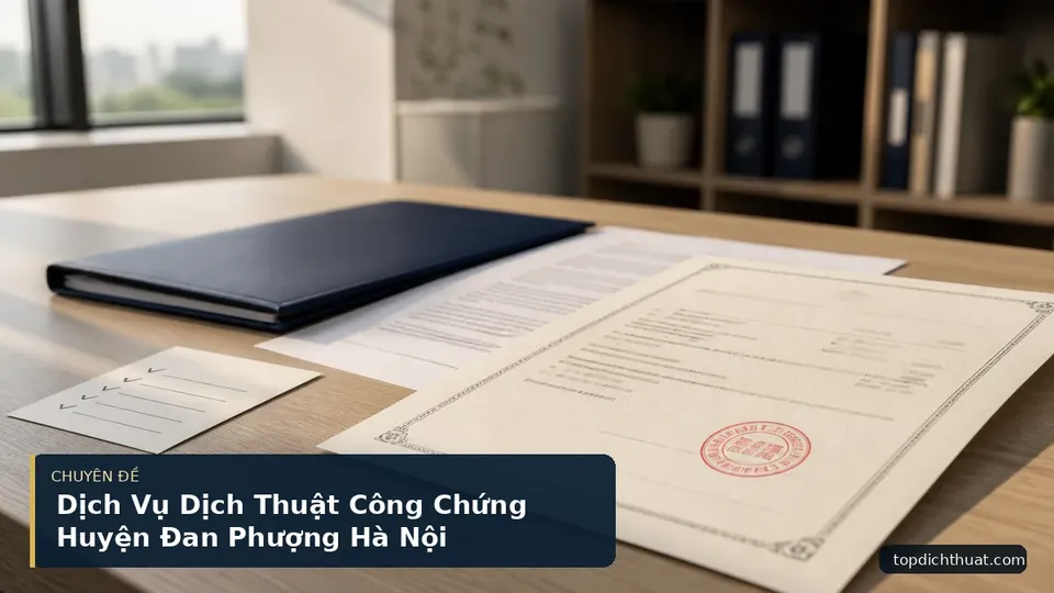 Dịch Vụ Dịch Thuật Công Chứng Huyện Đan Phượng Hà Nội