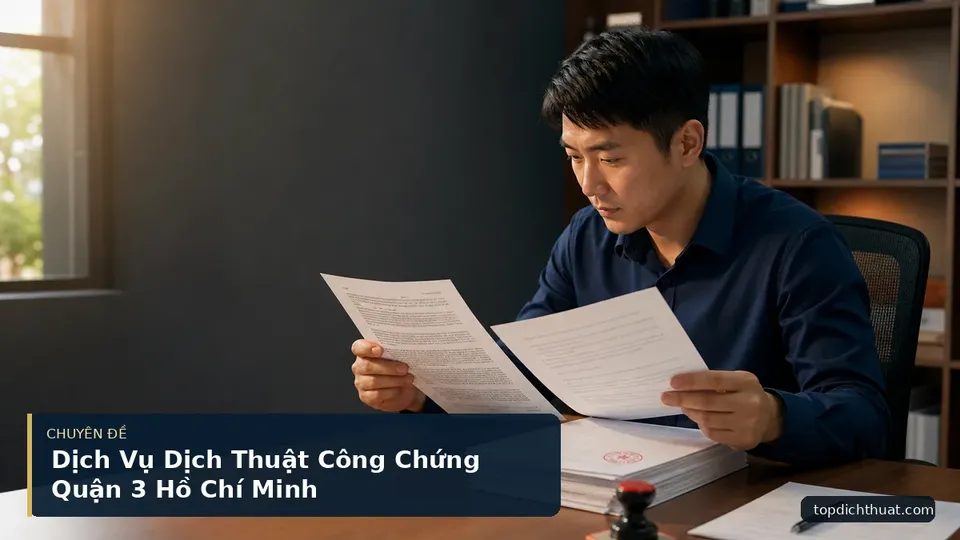 Dịch Vụ Dịch Thuật Công Chứng Quận 3 Hồ Chí Minh