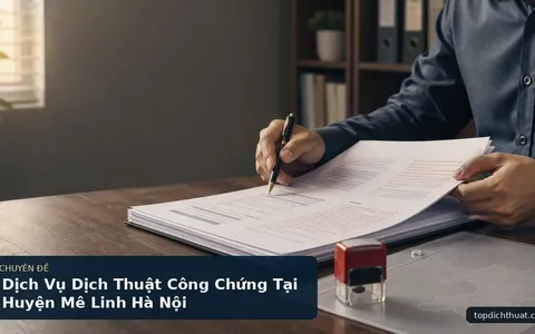 Dịch Vụ Dịch Thuật Công Chứng Tại Huyện Mê Linh Hà Nội