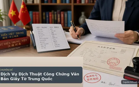 Dịch Vụ Dịch Thuật Công Chứng Văn Bản Giấy Tờ Trung Quốc
