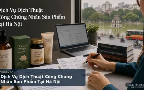 Dịch Vụ Dịch Thuật Công Chứng Nhãn Sản Phẩm Tại Hà Nội