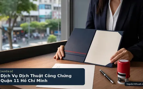 Dịch Vụ Dịch Thuật Công Chứng Quận 11 Hồ Chí Minh