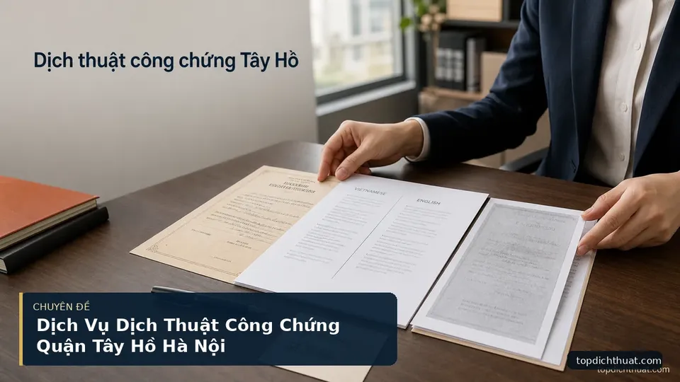Dịch Vụ Dịch Thuật Công Chứng Quận Tây Hồ Hà Nội