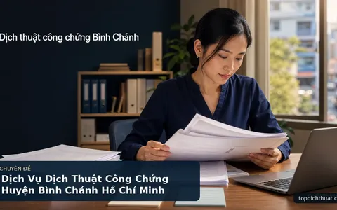 Dịch Vụ Dịch Thuật Công Chứng Huyện Bình Chánh Hồ Chí Minh