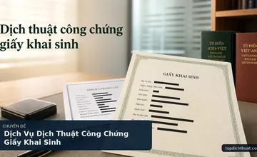 Dịch Vụ Dịch Thuật Công Chứng Giấy Khai Sinh