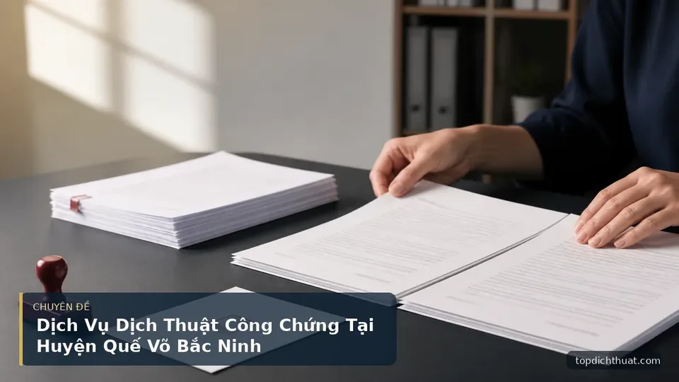 Dịch Vụ Dịch Thuật Công Chứng Tại Huyện Quế Võ Bắc Ninh