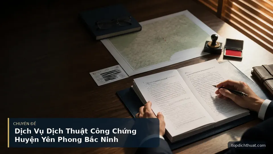 Dịch Vụ Dịch Thuật Công Chứng Huyện Yên Phong Bắc Ninh