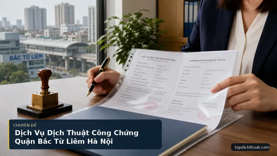 Dịch Vụ Dịch Thuật Công Chứng Quận Bắc Từ Liêm Hà Nội