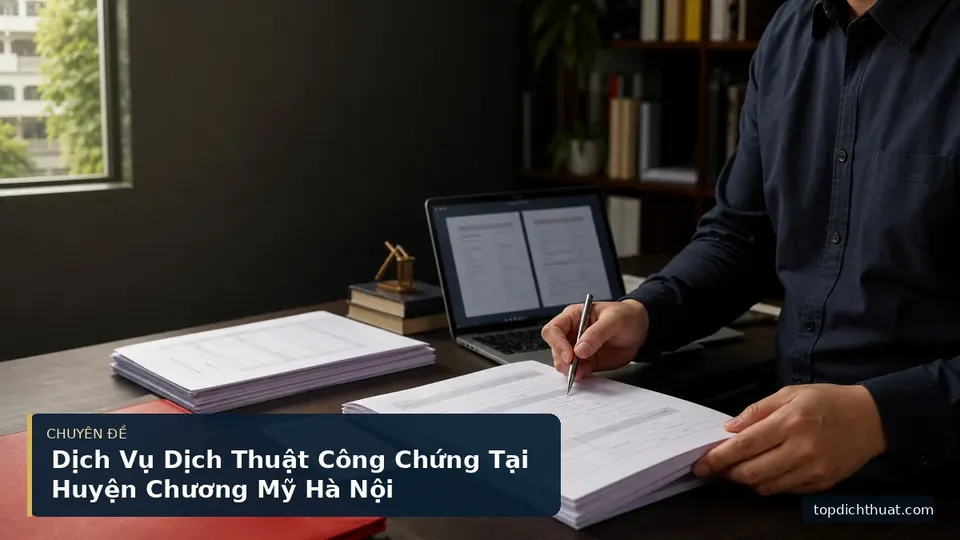 Dịch Vụ Dịch Thuật Công Chứng Tại Huyện Chương Mỹ Hà Nội
