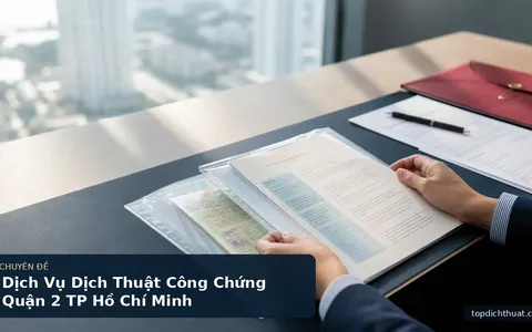Dịch Vụ Dịch Thuật Công Chứng Quận 2 TP Hồ Chí Minh